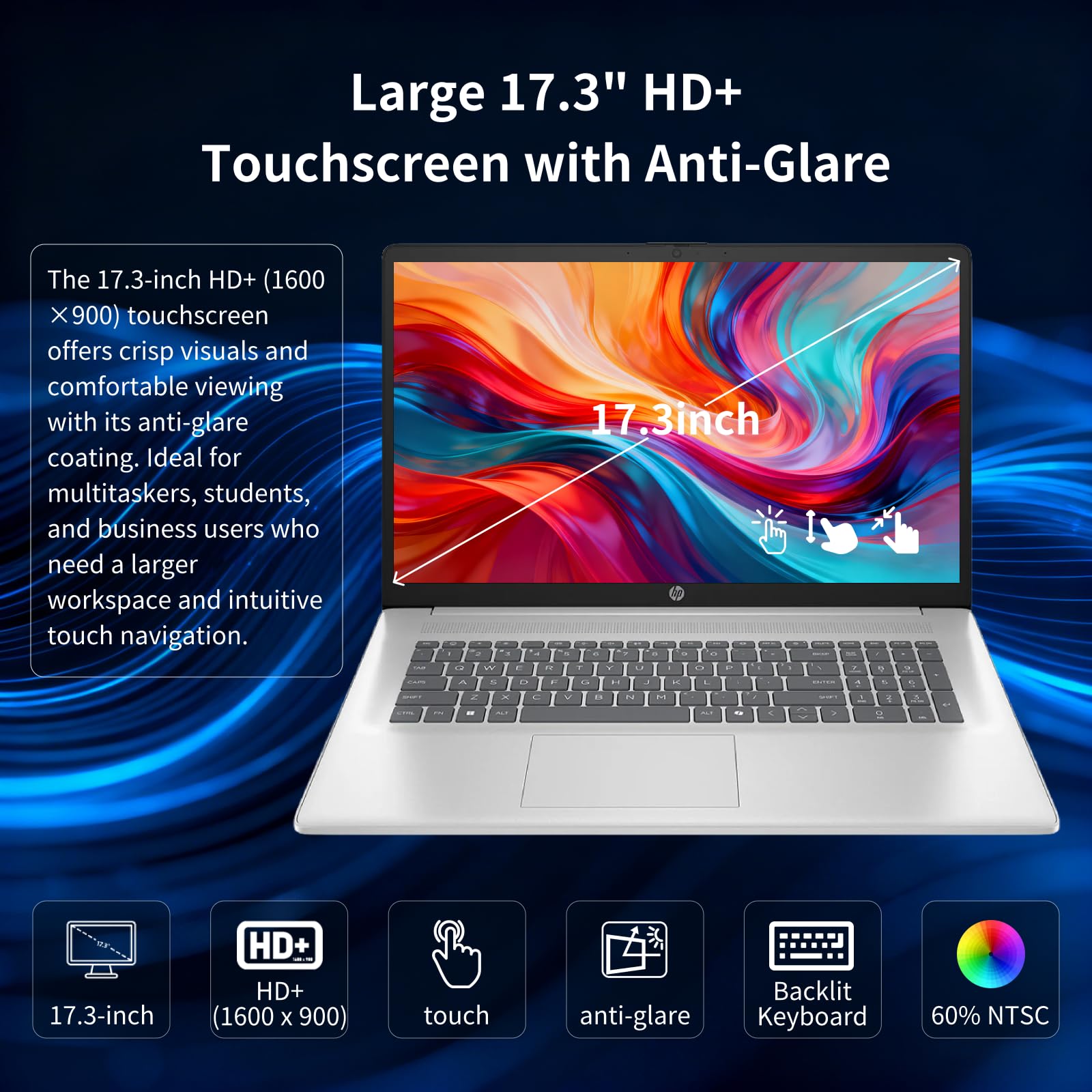 Amazon.com: HP 17 inch Touchscreen Laptop Computer, 32GB RAM, 1TB